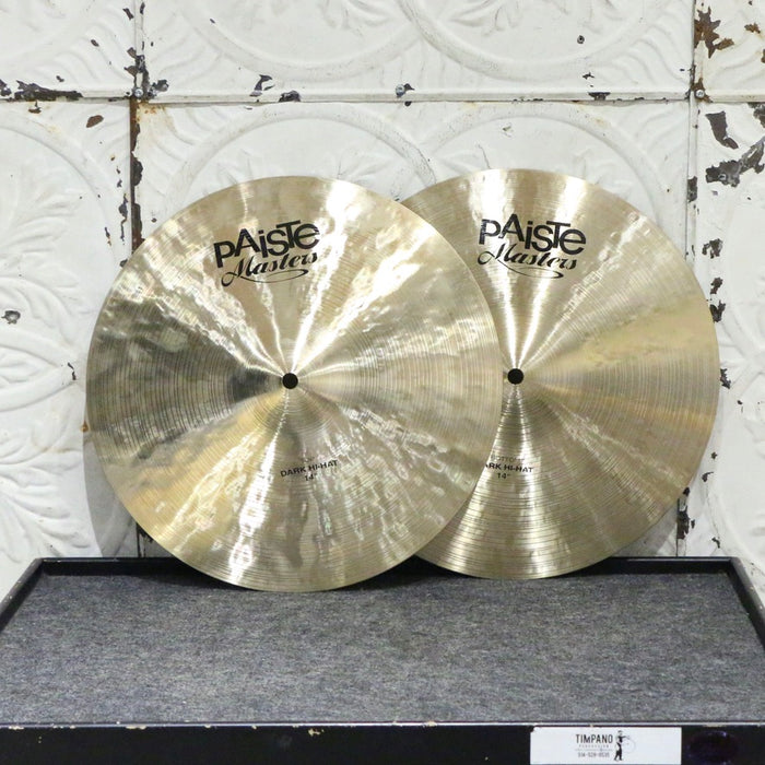 Paiste Masters Dark Hi-hat Cymbals 14in (780/1172g)