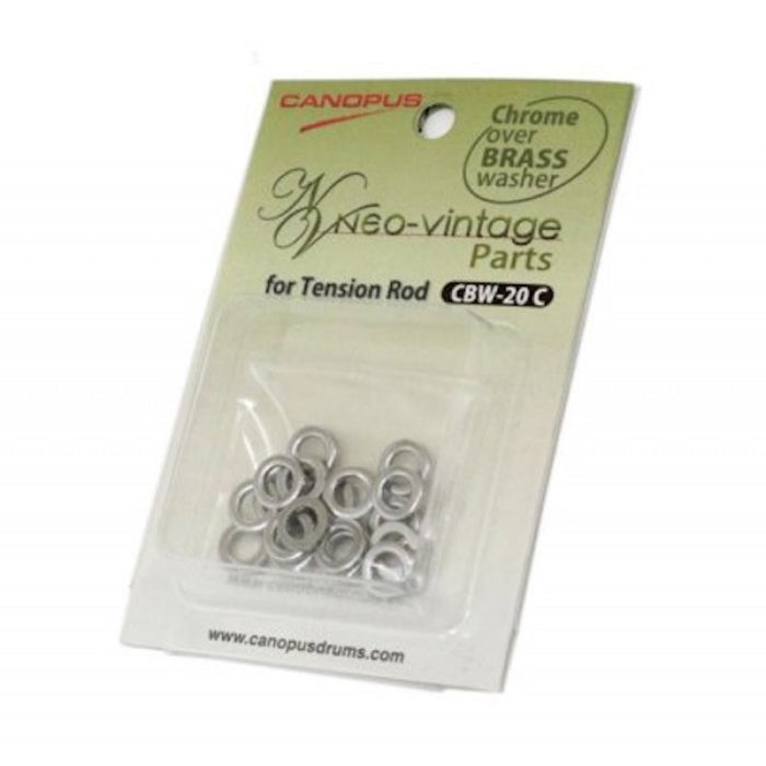 Washer Canopus Chrome Over Brass 20 pack