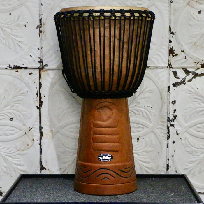 GMP Djembe Pro Series 60cm (Horn of War Carving)