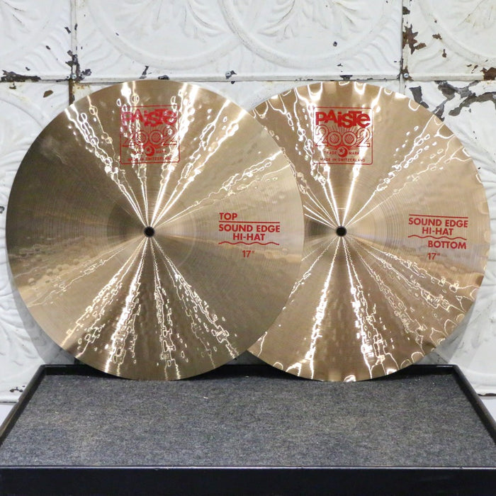 Cymbales hi hat Paiste 2002 Sound Edge 17 po.