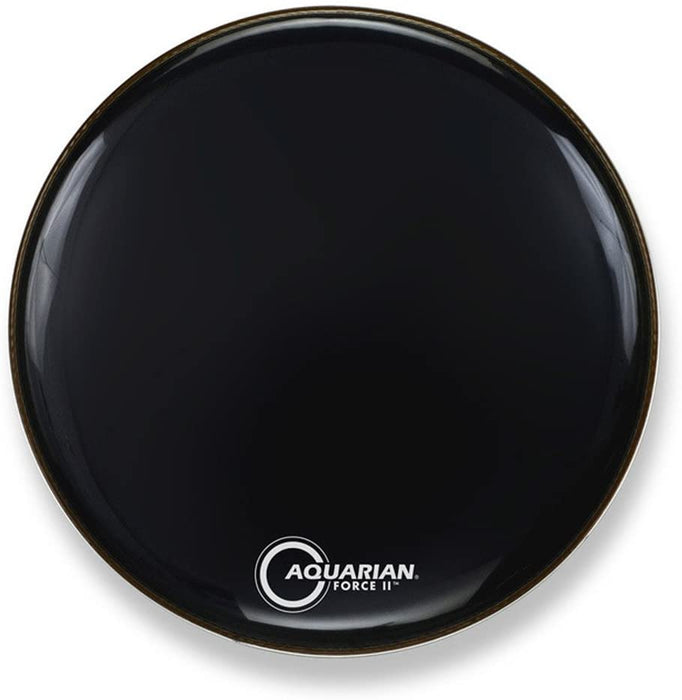 Aquarian Force II Resonant Head Gloss Black 22in