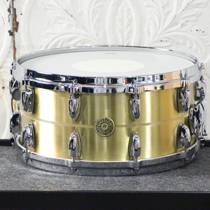 Caisse claire Gretsch USA Custom Bell Brass 14X6.5po