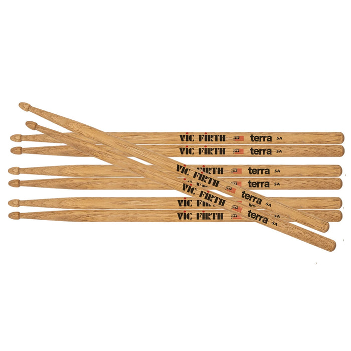 Baguettes Vic Firth American Classic Terra Series 4pr 5A Value Pack