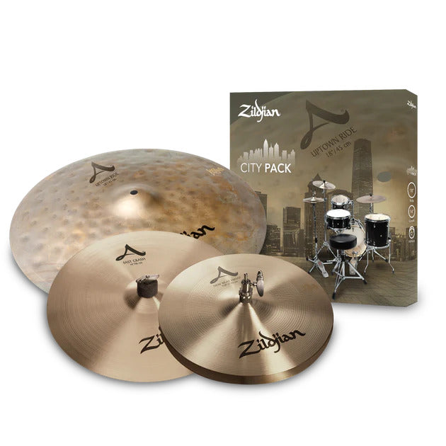 Ensemble de cymbales Zildjian A City 12-14-18po	