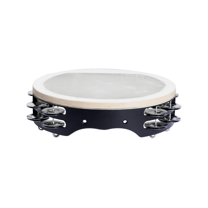 Kolberg 2025DW tambourine with natural head exchangeable jingles 10in