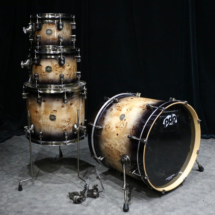 PDP Concept Maple 2023 Limited Edition Drumkit in Mapa Burl