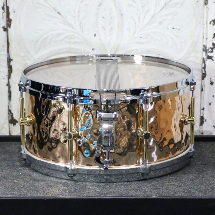 Caisse claire Canopus Hammered Bronze 14X6.5po - Die-cast