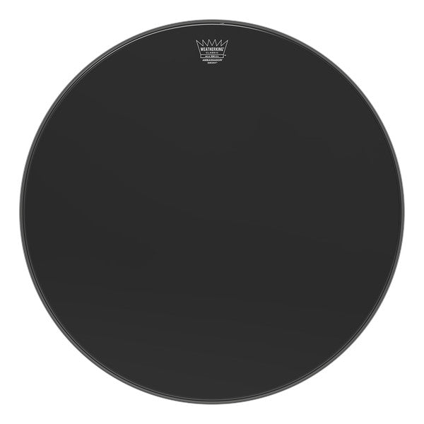 Remo Classic Fit Ebony Bass Drum Head 22in