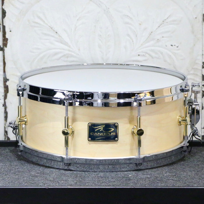 Canopus The Maple Snare Drum 14X5.5in - Natural Oil