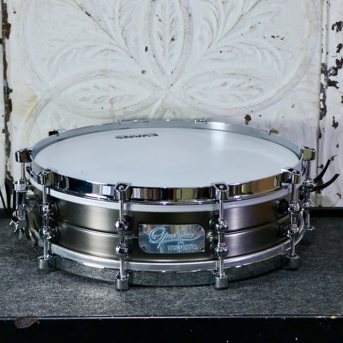 Majestic Opus One Concert Snare Drum 14X4 (Brass Shell 1.2mm)