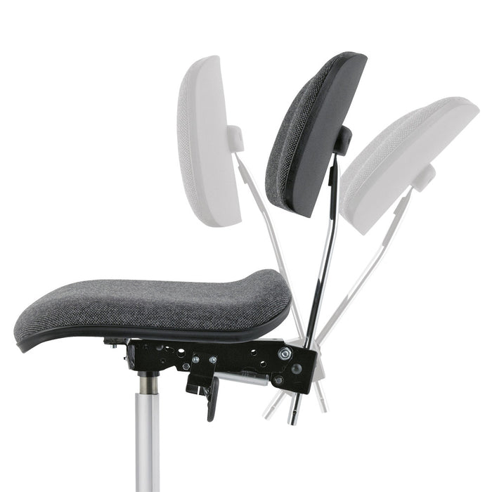 Kolberg 3114DD.S-9250 Swivelling Conductor's Chair with Platform Wine-Red S-shape