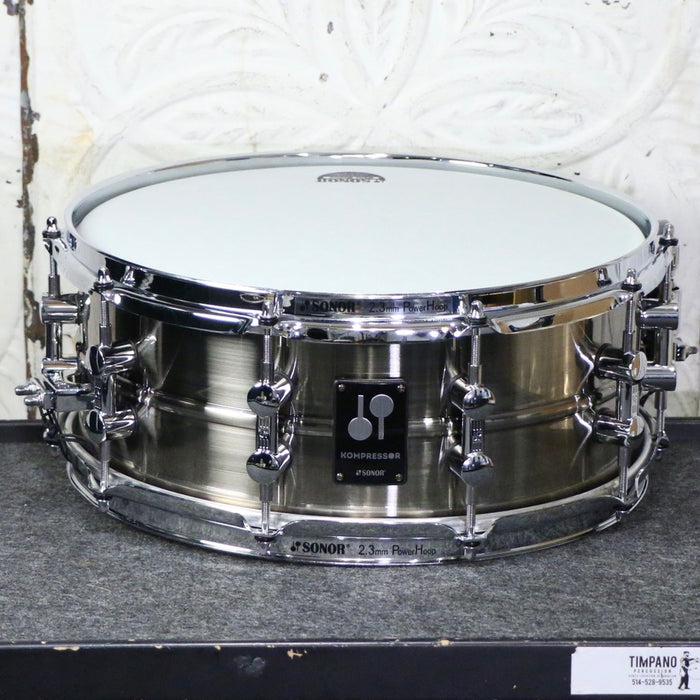 Sonor Kompressor Snare Drum Brass 14X5.75in