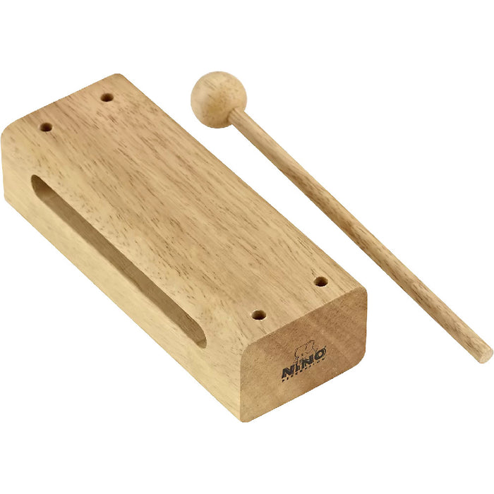 Bloc de bois Meinl Nino medium avec batte en bois