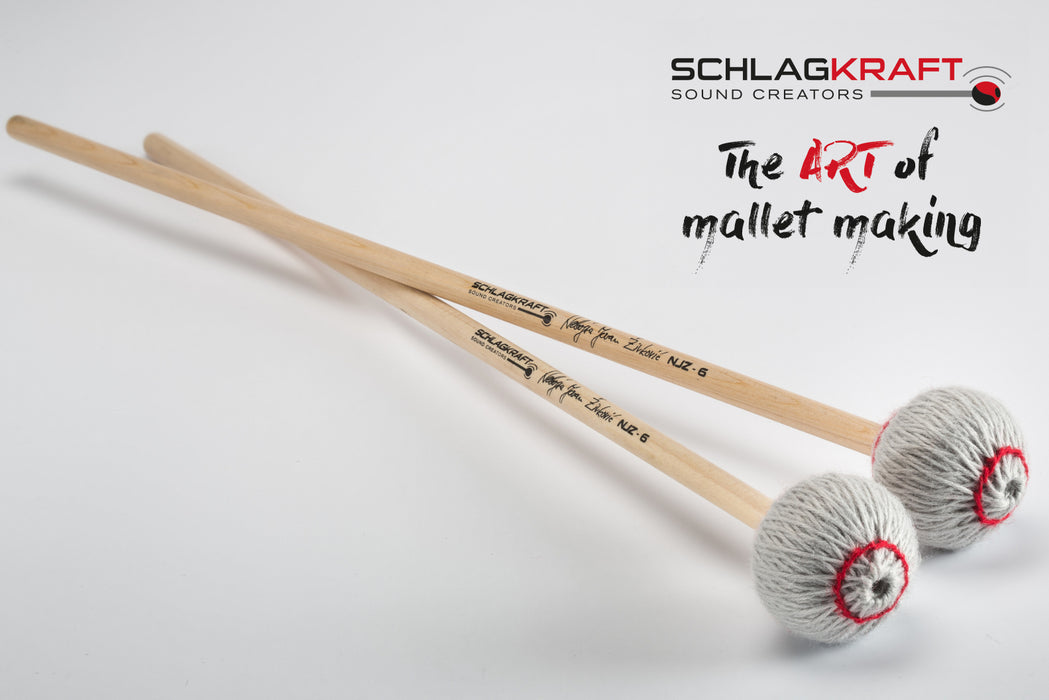 Schlagkraft Zivkovic NJZ-6 Marimba Mallets - hard, cedar