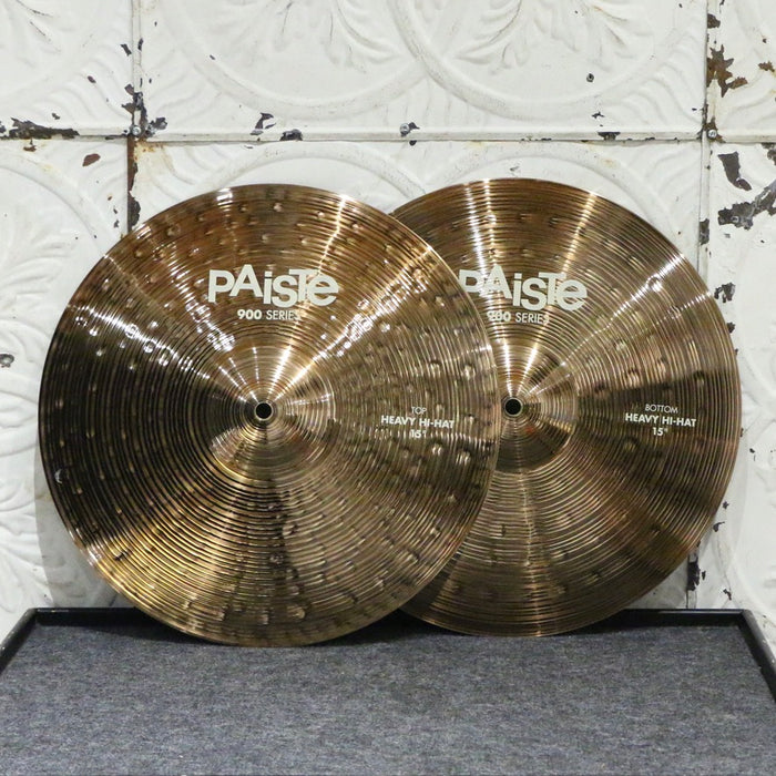 Paiste 900 Heavy Hi-hat Cymbals 15in