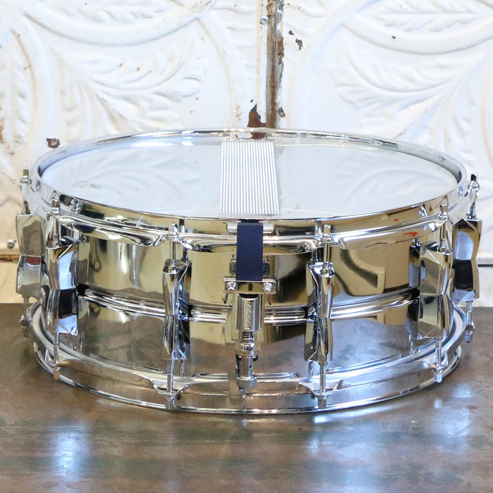 Caisse claire Yamaha Stage Custom Stainless Steel 14X5.5po