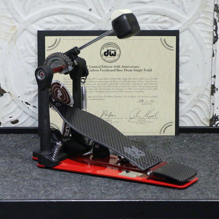 DW 50th Anniversary Carbon Fiber Bass Drum Pedal