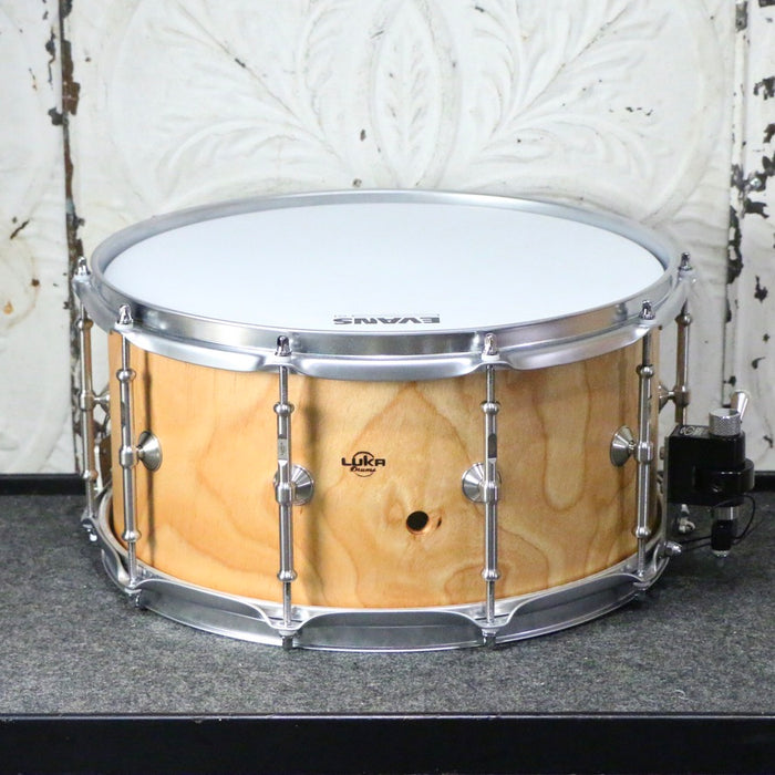 Luka One-Piece Yellow Birch Snare Drum 14X7in