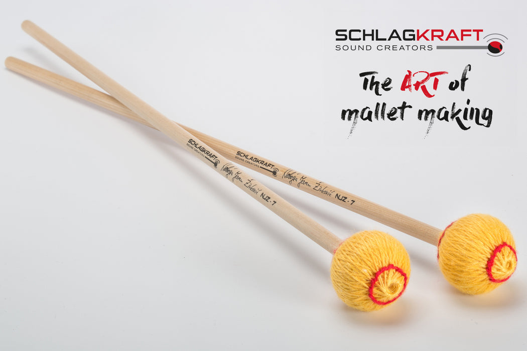 Schlagkraft Zivkovic NJZ-7 Marimba Mallets - very hard, cedar