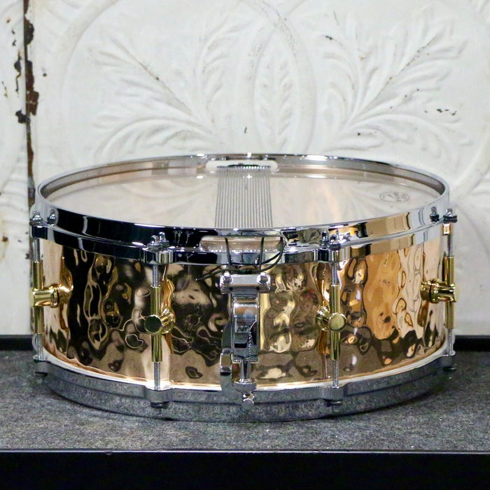 Caisse claire Canopus Hammered Bronze 14X5.5po - Die-cast