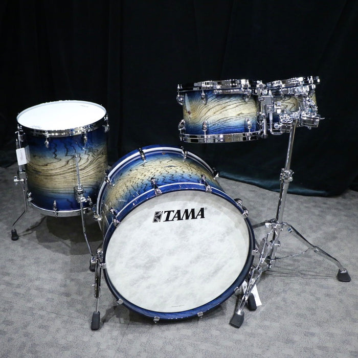 Tama STAR Walnut Drumkit 22-10-12-16 - Indigo Japanese Sen Burst