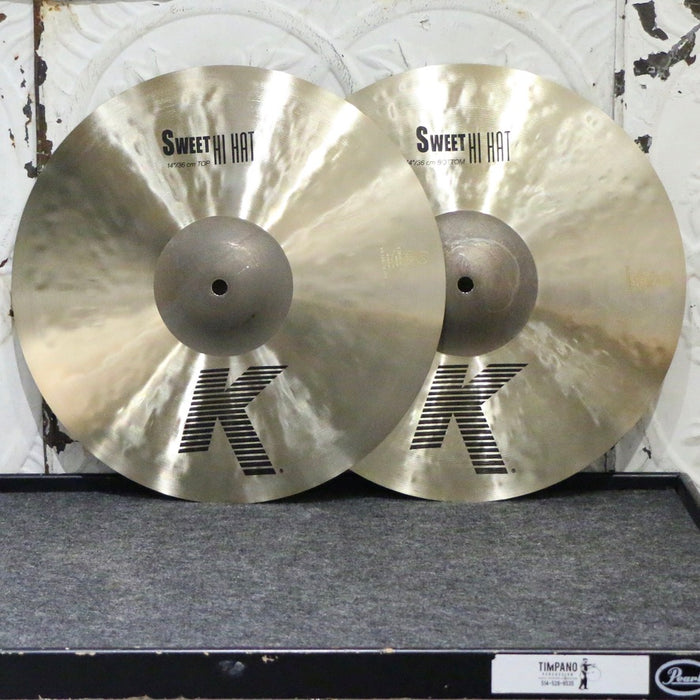 Zildjian K Sweet Hi-Hat Cymbals 14in (998/1474g)