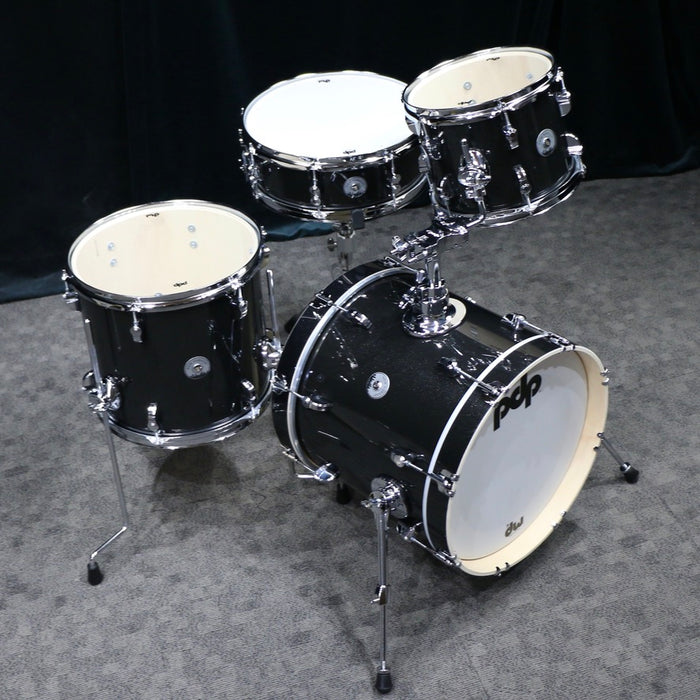 PDP New Yorker Drumset 16-10-13+14in - Black Onyx Sparkle