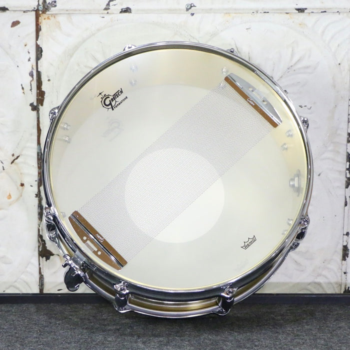 Caisse claire Gretsch USA Custom Bell Brass 14X5po