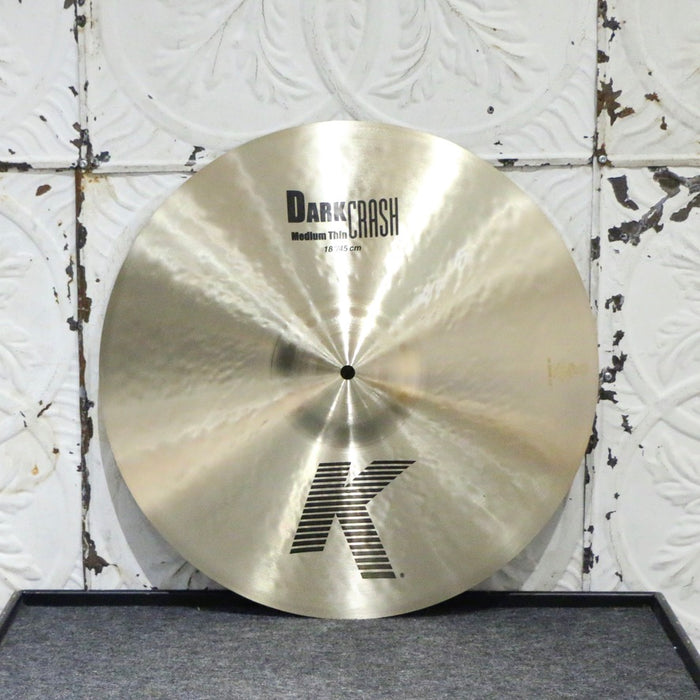 Cymbale crash Zildjian K Dark Medium Thin 18po (1484g)