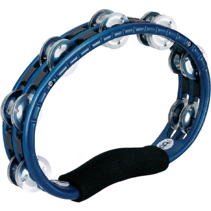 Tambourine Meinl Traditional ABS - 2 rangées, cymbalettes en aluminium, bleu