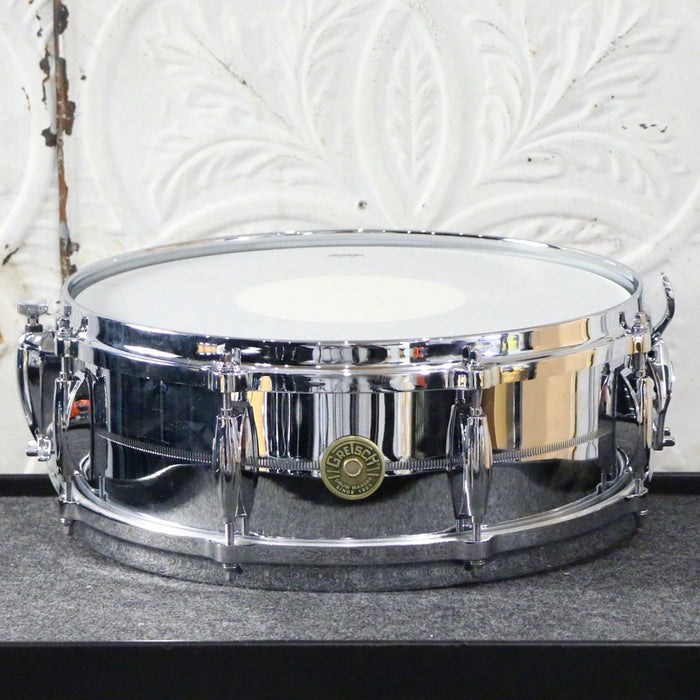 Caisse claire Gretsch USA Custom Chrome Over Brass 14X5po