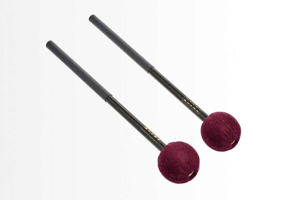 Freer Percussion BDFH Manche en fibre de carbone pour grosse caisse en feutre dur