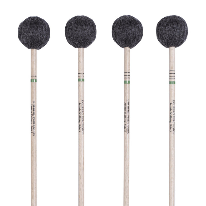 Kolberg 708 marimba mallets Jasmin Kolberg Solo 3 green set of 4