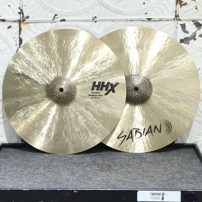 Cymbales hi-hat Sabian HHX Complex Medium 15po