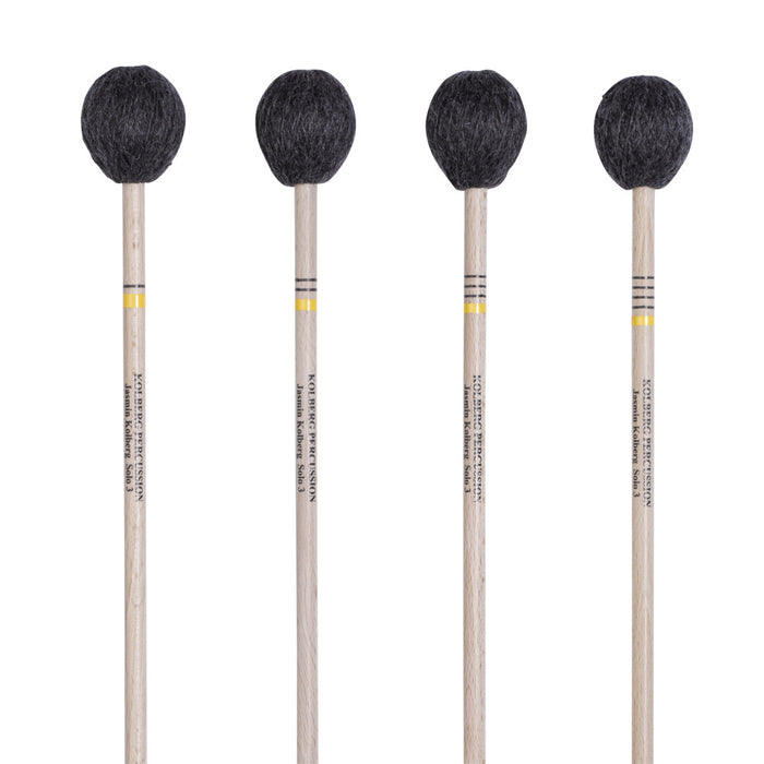 Kolberg 711 marimba mallets Jasmin Kolberg Solo3 yellow set of 4