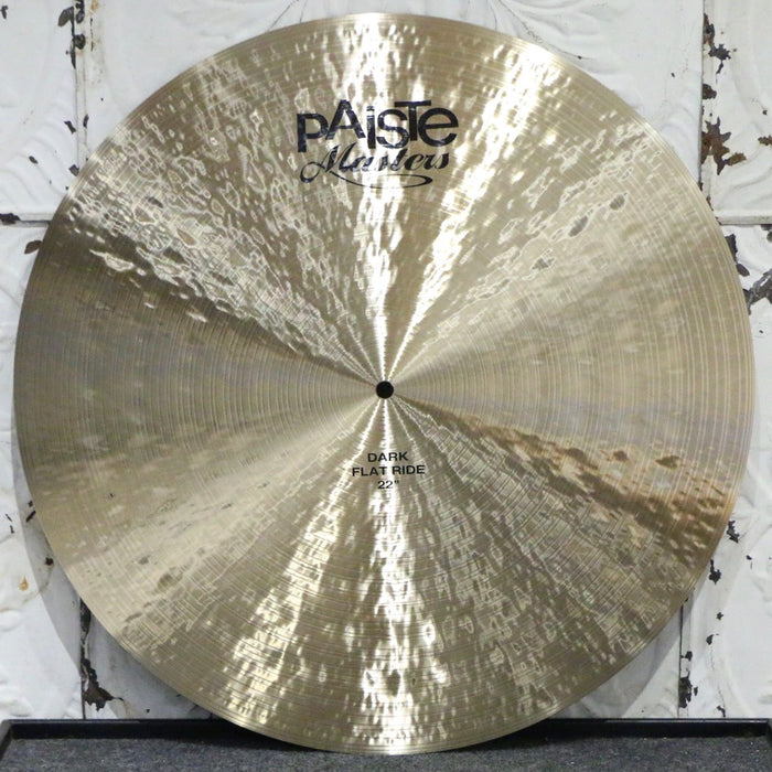 Paiste Masters Dark Flat Ride Cymbale 22po