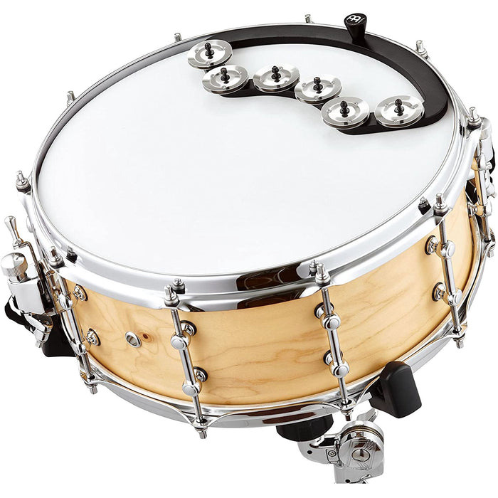 Meinl Backbeat Tambourine Stainless Steel Jingles