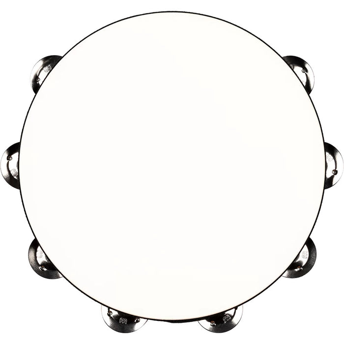 Meinl Traditional Goatskin Wood Tambourine 2 row stainless steel