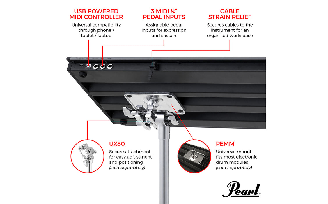 Pearl malletSTATION 3.0 Oct Adjustable Range Electronic Mallet C