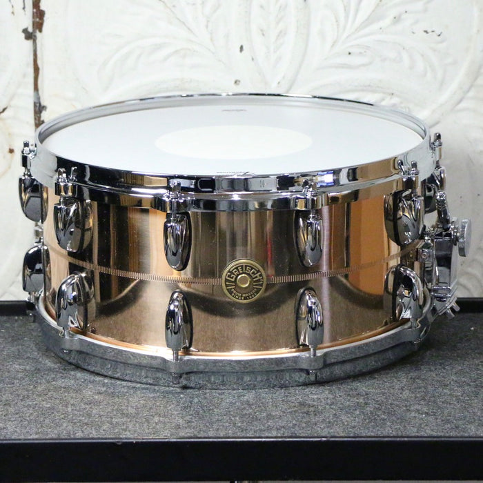 Caisse claire Gretsch USA Custom Bronze 14X6.5po