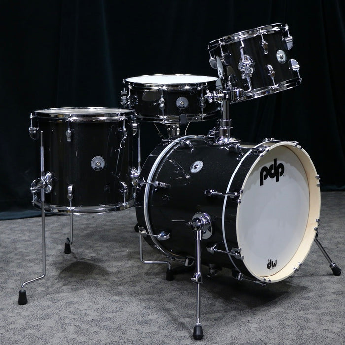 PDP New Yorker Drumset 16-10-13+14in - Black Onyx Sparkle