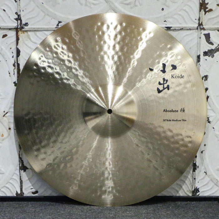 Koide Absolute Traditional Medium Thin Ride Cymbal 20in (2266g)