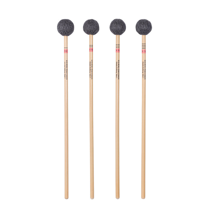 Kolberg R702 marimba mallets Jasmin Solo 1 red, set of 4, rattan