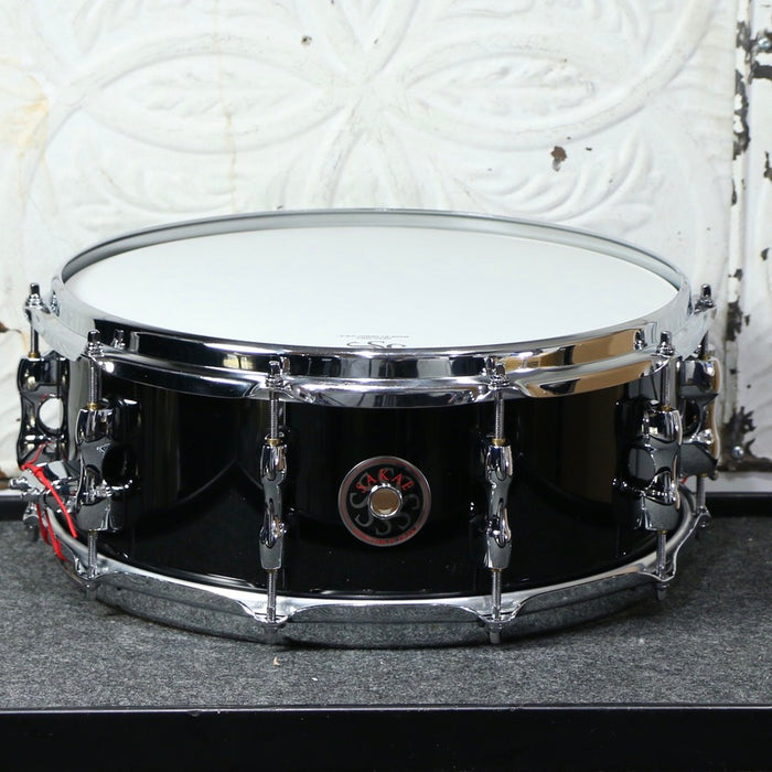 Sakae Maple Snare Drum 14X5.5in - Real Black