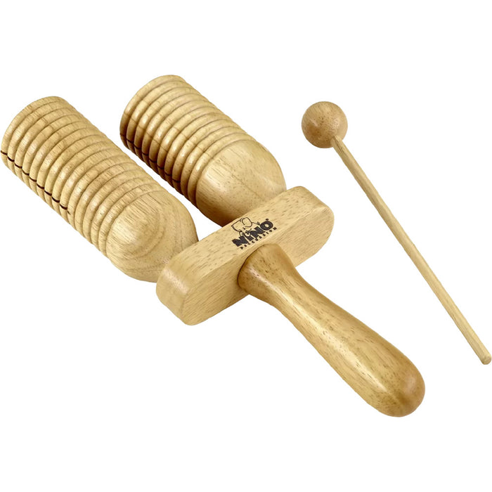 Meinl Nino WOOD A-GO-GO'S 2 rows incl. wooden beater