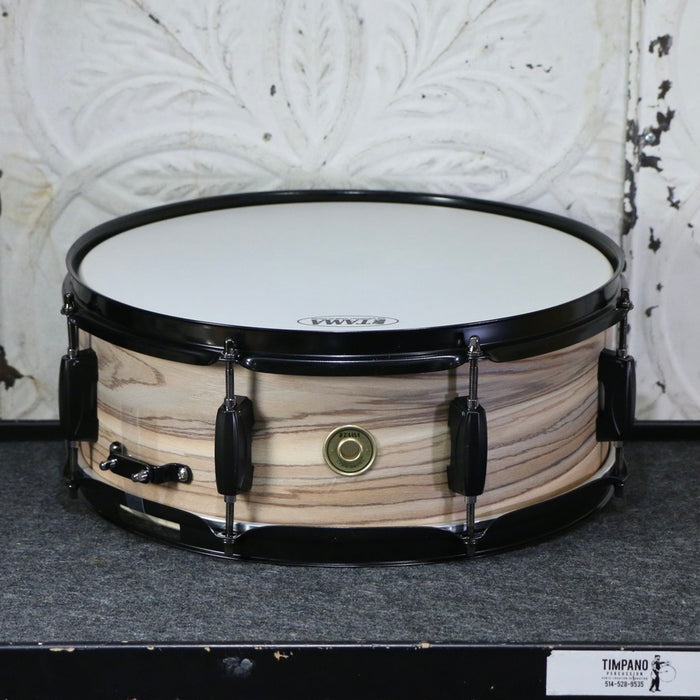 Tama Woodworks Caisse claire 14X5.5in - Bois de zèbre naturel