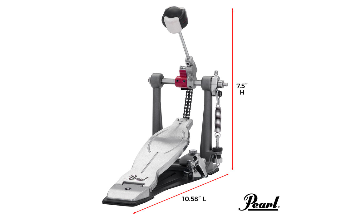 Pearl Red Single Pedal P1030R - Eliminator Solo Series