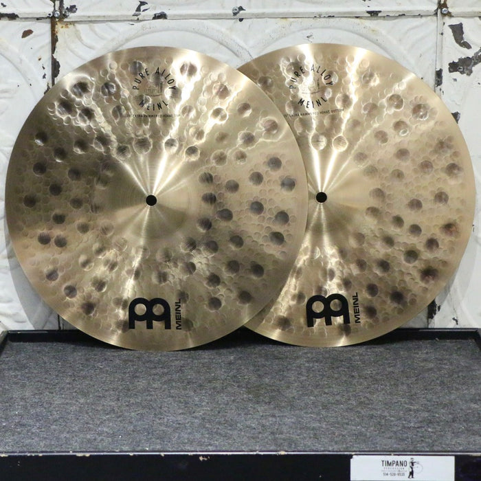 Meinl Pure Alloy Extra Hammered Hi-Hat Cymbal 15in