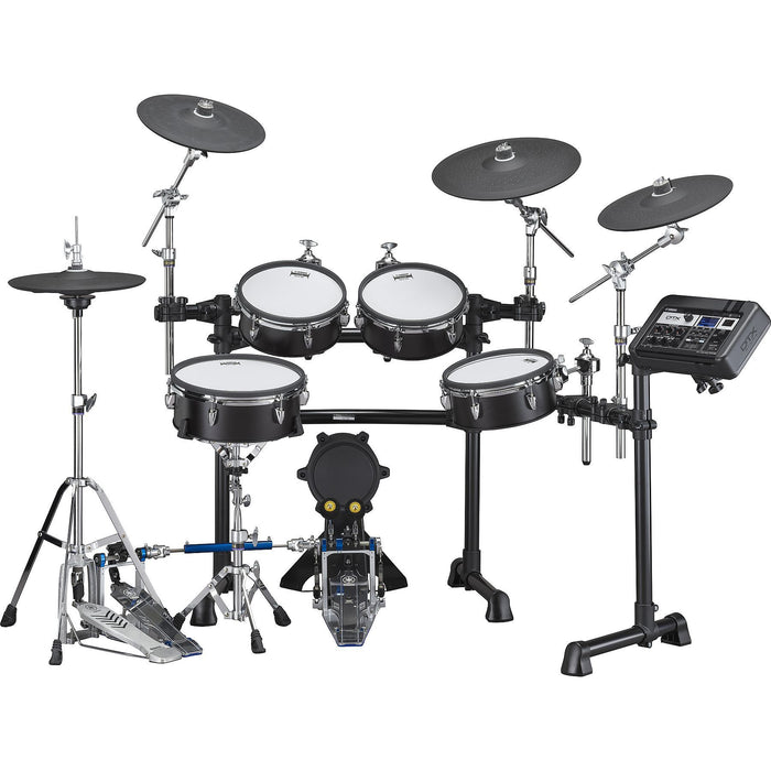 Black Forest Electronic Drum Kit with DTX-PRO DTP8-M (Mesh Pad Set) DTC8 (Cymbals + Hardware) RS8 rack