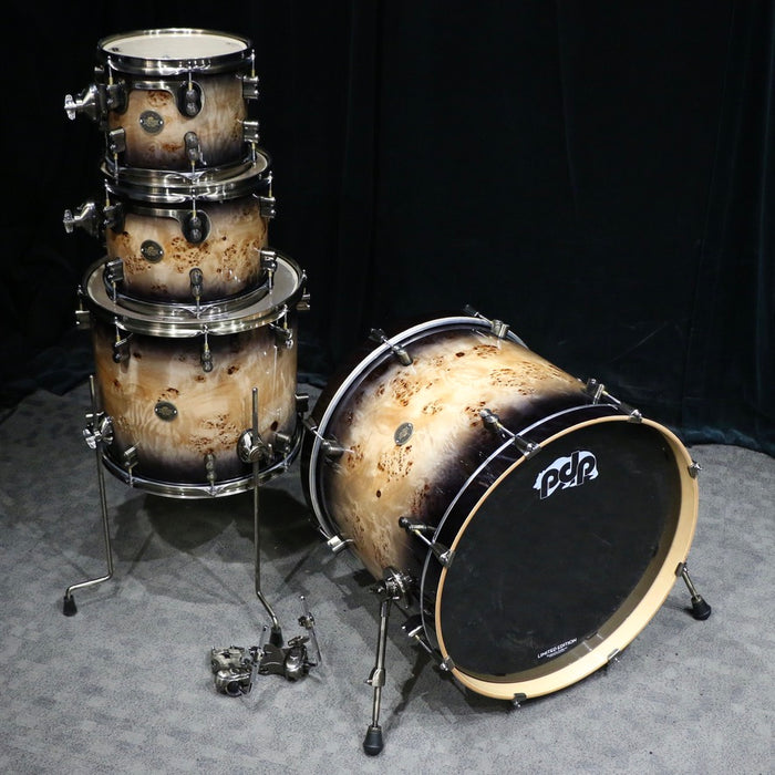 PDP Concept Maple 2023 Limited Edition Drumkit in Mapa Burl